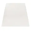 A white rug is shown from a slightly elevated angle against a white background. Anteprima dell’immagine prodotto