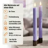 LED Stabkerzen Echtwachs lila 2 Stück, mit Timer und Produktbild-Vorschau 9