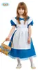 Vestido de cuento de hadas azul para niñas, con delantal, Vista previa de la imagen del producto 1