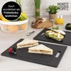 Moritz & Moritz tavola di plastica granito look nero grande Anteprima dell’immagine prodotto 7