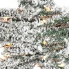 com-four® Kunstkerstster, besneeuwd met verlichting en Productafbeelding-voorbeeld 7