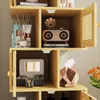 4-stöckiges Bücherregale, Bücherschrank mit 4 Türen, Produktbild-Vorschau 4