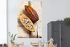 MuchoWow® Poster Tropische Kakaobohnen auf einem hölzernen Produktbild-Vorschau 2