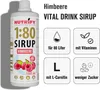 NUTRIFY Vital Drink Sirup 1:80 Himbeere 6 x 1L Sportgetränk Produktbild-Vorschau 4