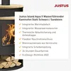 Justus | Kaminofen | Island Aqua 2.0|10 kW|Stahl Schwarz, Produktbild-Vorschau 10