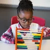 Holz Abakus Rechenrahmen Lernhilfe Mathematik Montessori Produktbild-Vorschau 4