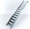 Stahltreppe 14 Stufen bis Höhe 280 cm, Laufbreite : 70 cm Produktbild-Vorschau 1