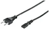 goobay Netzkabel Eurostecker auf Doppelbuchse schwarz 5 m Vista previa de la imagen del producto 8