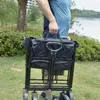 Ručný vozík Skladací Široké kolesá Ťažký 100 kg s brzdou Náhľad obrázku produktu 7
