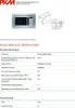 A product data sheet for a built-in microwave oven. Produktbild-Vorschau