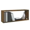 vidaXL Mensole a cubo 2 pz. Rovere fumé 60x15x23 cm Anteprima dell’immagine prodotto 7