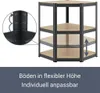 Juskys Eckregal Lageregal Corner Basic 180 x 70 x 40-70 cm Produktbild-Vorschau 11