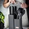 Klausberg Küchen Set 5 Messer und Utensilien Schwarz Produktbild-Vorschau 4