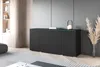 MINIO go for it, komoda "VEVE", 150 cm, černá barva Náhled obrázku produktu 2