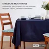 HOMESCAPES 6er Set Stuhlkissen 40x40 cm dunkelblau – Produktbild-Vorschau 7