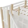 Łóżko piętrowe 90x200 cm z oświetleniem LED, półką boczną i Podgląd zdjęcia produktu 18