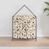 vidaXL Brennholzregal Anthrazit 60x25x90 cm Kaltgewalzter Produktbild-Vorschau 3