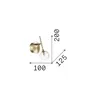 Ideal Lux Lampada da parete Maracas ottone 200330 Anteprima dell’immagine prodotto 2