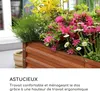 Rust Grow potager surélevé de jardin finition rouille en Voir les images du produit 3