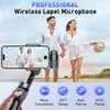 4-in-1 Mini kabelloses Krawattenmikrofon, geeignet für alle Produktbild-Vorschau 2