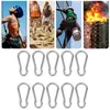 10Pcs Gancio a molla in acciaio inox a scatto Moschettone Anteprima dell’immagine prodotto 11