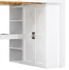 Hochbett 140x200 cm mit Schreibtisch, Regal, Produktbild-Vorschau 12