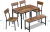 Flieks Esszimmergruppe Küche Tisch Stuhl Set, Essgruppe Produktbild-Vorschau 7