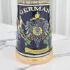 Bierkrug mit Deckel 0,6 L – Steinkrug mit Deutschland-Motiv Produktbild-Vorschau 4