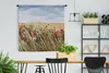 MuchoWow® Wandteppich Wandbehang Wolken - Blumen - Rot Produktbild-Vorschau 2