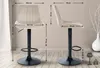 2er Set Barhocker Toni Samt schwarz - creme Produktbild-Vorschau 2