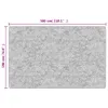 vidaXL Tappeto Lavabile Bianco e Nero 190x300 cm Anteprima dell’immagine prodotto 8