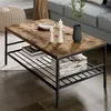 Couchtisch Vicco Fyrk Goldkraft Eiche/Schwarz 106 x 60 cm Produktbild-Vorschau 6