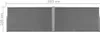 vidaXL Marquise latérale extensible 160x600 cm Gris Voir les images du produit 16