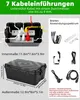IP54 wasserdichte Kabelbox, 32x21x13cm, 7 Eingänge, für Produktbild-Vorschau 3