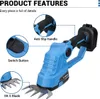 Drillpro elektrické nožnice na živý plot 21V 1,5Ah, 8" Náhľad obrázku produktu 3