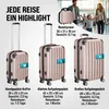 Monzana Set Valigie Rigide 4pz con Beauty Case incl. Anteprima dell’immagine prodotto 4