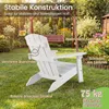 Krzesło COSTWAY Adirondack, odporne na warunki Podgląd zdjęcia produktu 5