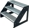 Mřížové ocelové volně stojící schodiště 3 stupně Náhled obrázku produktu 1