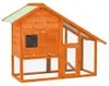 vidaXL králíkárna 140x63x120 cm jedlový masiv Náhled obrázku produktu 8