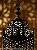 Lanterne orientale en métal noir Frane 105cm | Lanterne de Voir les images du produit 5