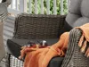 Destiny Sitzgruppe CASA LUNA 4 Sessel + Tisch Ø120x75cm Produktbild-Vorschau 5