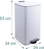 Poubelle de cuisine Relaxdays, 30 litres, système Voir les images du produit 4