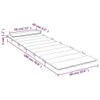 vidaXL Poduszka na leżak czarna 180x60x4 cm tkanina Oxford Podgląd zdjęcia produktu 11