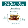 VANCASSO 6-tlg. Tassen-Set, Porzellan Cappuccino-Set, Produktbild-Vorschau 2