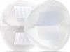 Two white disposable nursing pads are shown against a white background. Produktbild-Vorschau