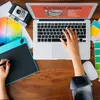 Glitzer-Kaffeebecher zum Thema Phishing Mails erkennen mit Produktbild-Vorschau 8