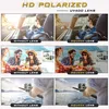 Retro Runde Steampunk Polarisierte Sonnenbrille Herren Produktbild-Vorschau 3