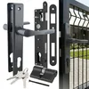 NATI-Set für Torgriff 90 Anthrazit Schloss 90/22 Zylinder Produktbild-Vorschau 1