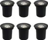 Set mit 6 Modernen Außen Bodenscheinwerfern Schwarz AR70 Produktbild-Vorschau 1