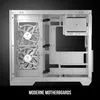 MODECOM VOLCANO PANORAMA NF Weiß PC Gehäuse ATX Midi Tower Produktbild-Vorschau 3